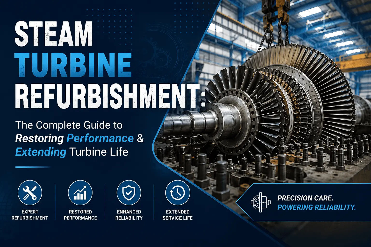 Steam Turbine Refurbishment: The Complete Guide to Restoring Performance & Extending Turbine Life